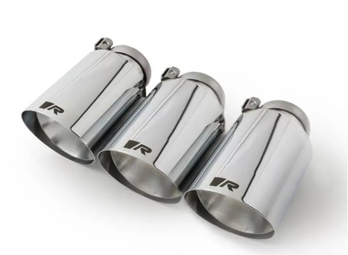 Remus 102mm Angled Stamped Chrome Tail Pipe (Single) Honda Civic Type-R FL5 2022+