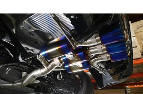 PLM Titanium Exhaust System for Honda Civic Type R FL5 2023+, Lightweight 23 lbs