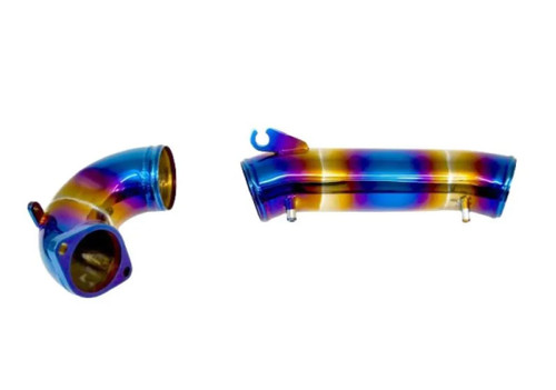 PLM Turbo Inlet Pipe Kit Stainless Burnt Blue for 2023+ Honda Civic Type R FL5