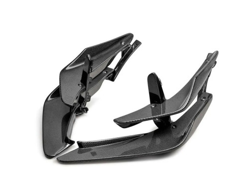 Seibon Carbon Fiber Front Bumper Canards Honda Civic Type-R Base 2023-2025