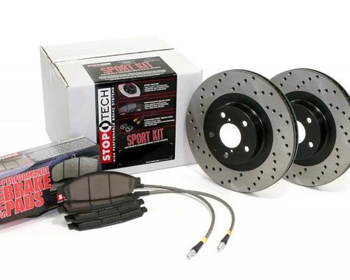 StopTech Sport Big Brake Kit Slotted Rotor Front Mazda RX-8 Front 2004-2008 1.3L 2-Cyl StopTech Sport Big Brake Kit Slotted Rotor Front Mazda RX-8 Front 2004-2008 1.3L 2-Cyl