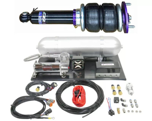 D2 Racing Air Struts w/ VERA AccuAir e+ Connect Pressure Mazda RX-82004-2011 D2 Racing Air Struts w/ VERA AccuAir e+ Connect Pressure Mazda RX-82004-2011