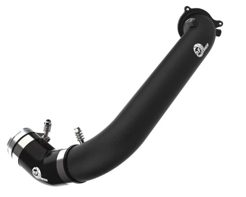 aFe POWER Bladerunner 2-3/4 Inch Aluminum Hot Charge Pipe Black Toyota GR Supra A90 B48 L4-2.0L 2021+ aFe POWER Bladerunner 2-3/4 Inch Aluminum Hot Charge Pipe Black Toyota GR Supra A90 B48 L4-2.0L 2021+