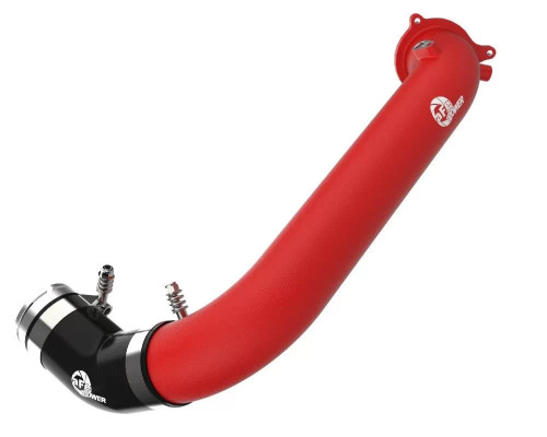 aFe POWER Bladerunner 2-3/4 Inch Aluminum Hot Charge Pipe Red Toyota GR Supra A90 B48 L4-2.0L 2021+ aFe POWER Bladerunner 2-3/4 Inch Aluminum Hot Charge Pipe Red Toyota GR Supra A90 B48 L4-2.0L 2021+