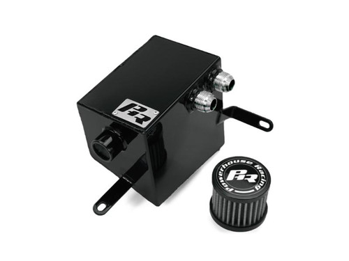 Powerhouse Racing Gloss Black Powder Coat Gen 2 Breather Tank Supra LHD