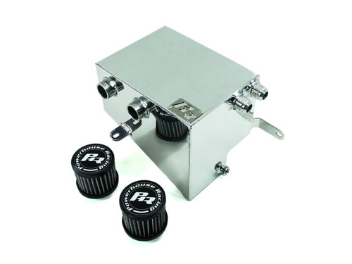 Powerhouse Racing XTM Polished Breather Tank Toyota Supra LHD