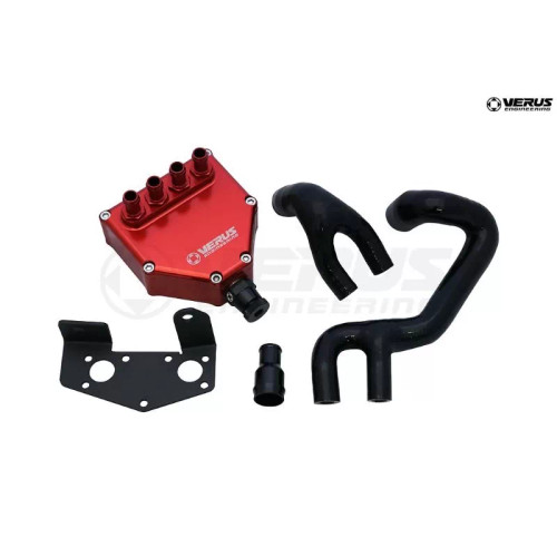 Verus Engineering Anodized Blue Air Oil Separator (AOS) Toyota Supra (MK5) 2020+ Verus Engineering Anodized Blue Air Oil Separator (AOS) Toyota Supra (MK5) 2020+