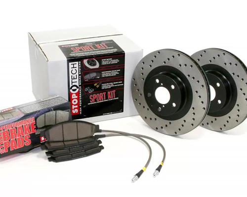 StopTech Sport Big Brake Kit Drilled Rotor Front Mazda RX-8 Front 2004-2011 1.3L 2-Cyl