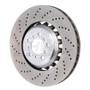 SHW Performance Left Rear Cross-Drilled Lightweight Brake Rotor BMW M2 Competition 3.0L 2019-2021