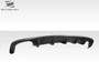2012-2015 Audi S7 C7 Duraflex DTM Rear Diffuser - 1 Piece