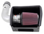 K&N Performance Air Intake System for Scion FR-S 2015-2016, Subaru BRZ 2015-2020, Toyota 86 2018-2020, Aluminum, Red Filter