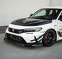 Seibon Carbon Fiber Front Bumper Canards Honda Civic Type-R Base 2023-2025