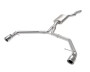 aFe POWER Mach Force XP 3" - 2.5" 304 Stainless Axle-Back Exhaust System w/ Polished Tips Audi A4 Allroad L4 2.0L 2013-2016