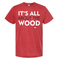 Louisville Slugger Adults' All About The Wood Graphic Short Sleeve T-shirt