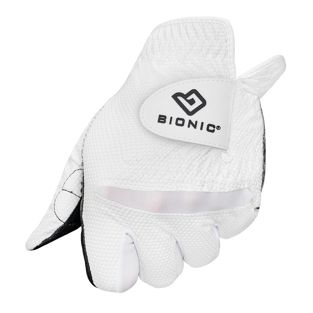 Bionic Men's Left Hand Stable Grip 2.0 Golf Glove - 3XL - White