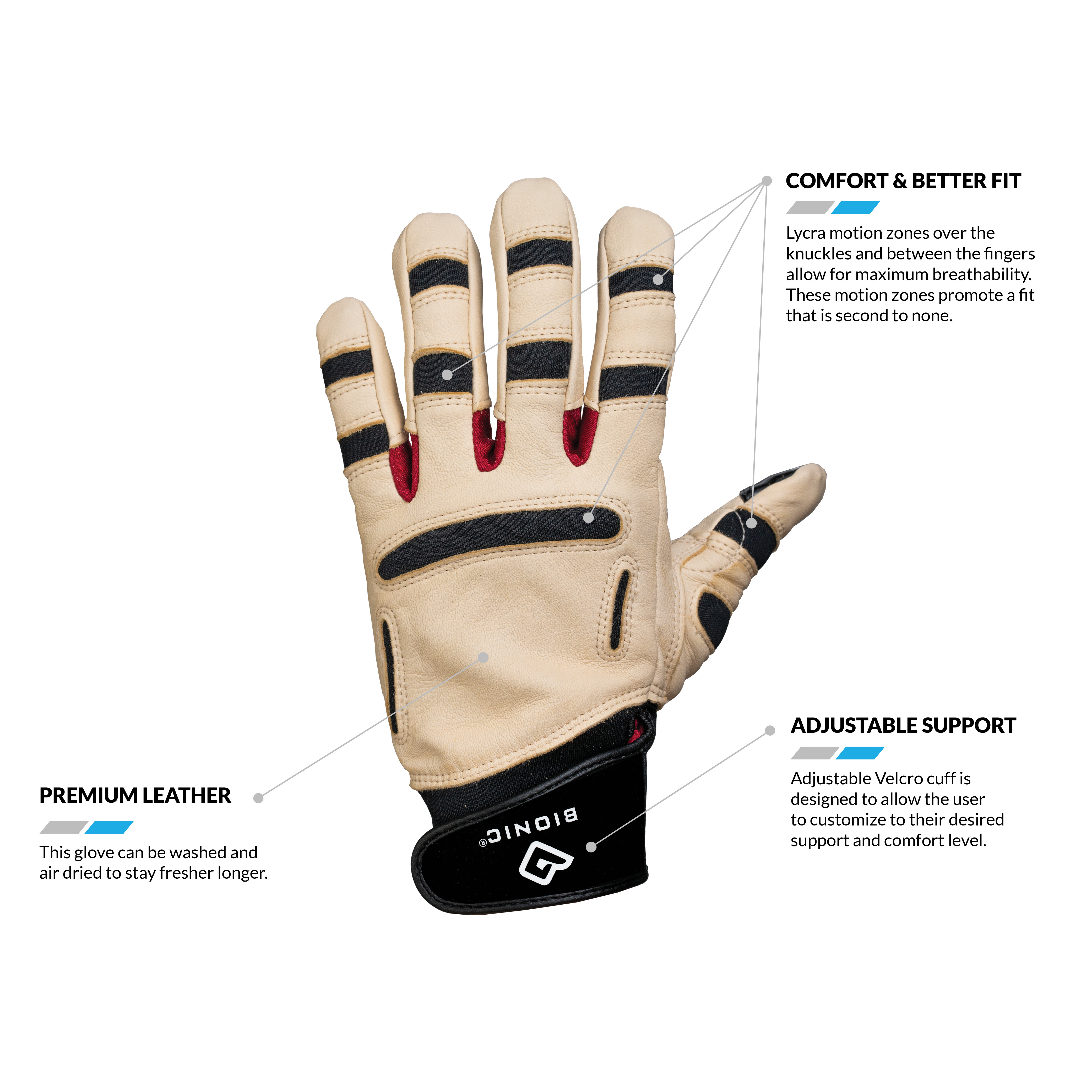 Men's Bionic ReliefGrip Gardening Gloves, Garden Gloves