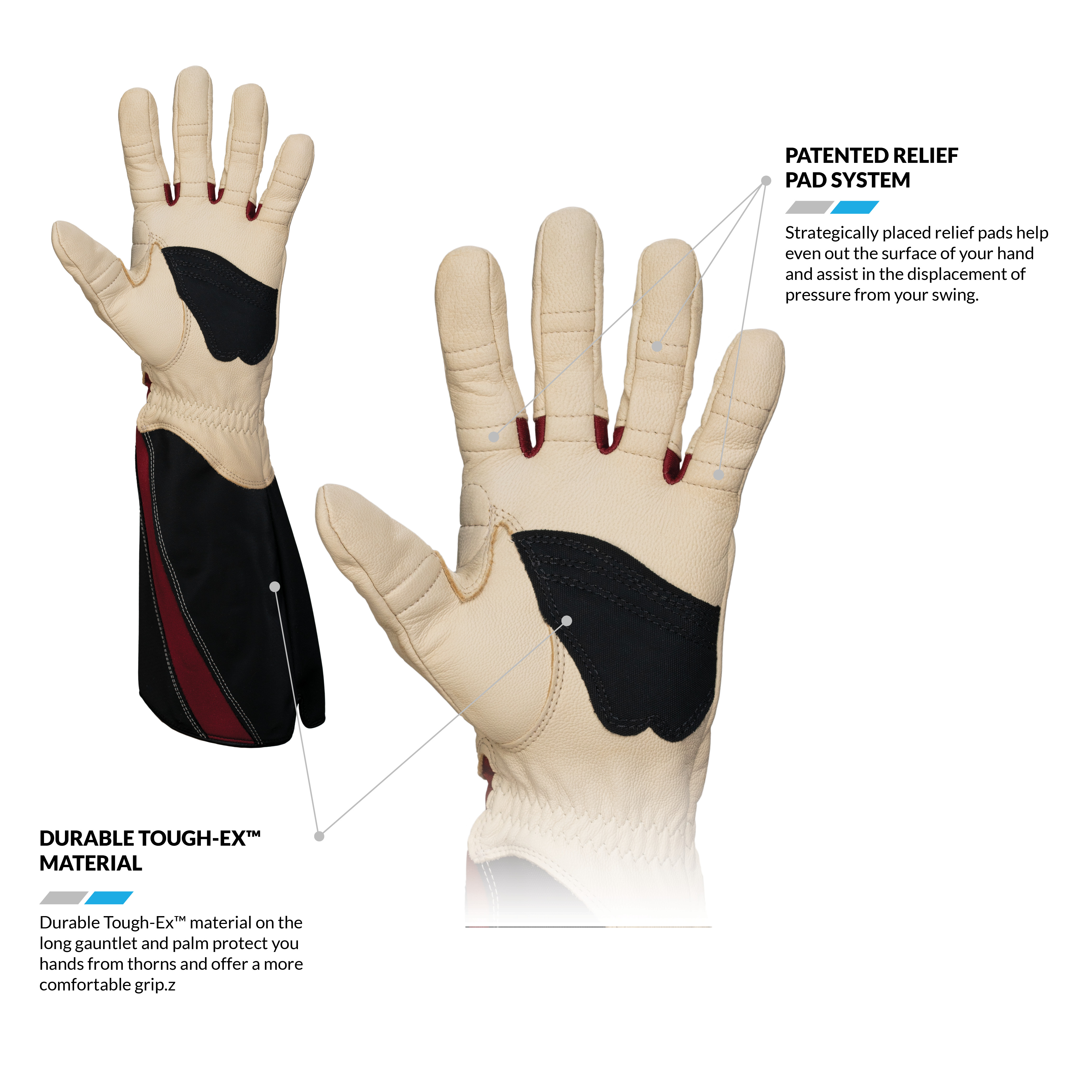 Men's Bionic ReliefGrip Gardening Gloves, Garden Gloves