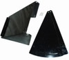 Discharge Chute Assembly including pins (BLACK) - Chipper: CH1