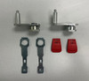 Rear height adjust assembly parts (includes height handle, bearing, and pivot) - Use for rear wheel - 26" WAM