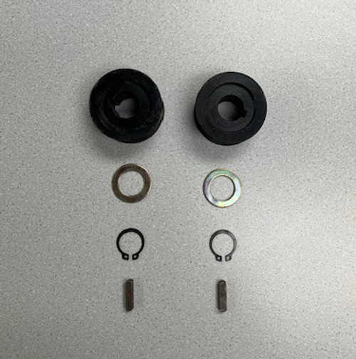 Pulley Assembly, hydro output, 6 RIB - Mower: 36BB (2017 and older models), 54FB