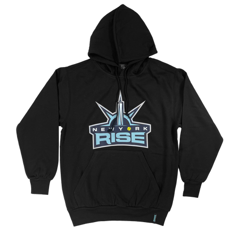 The New York Rise - Classic Front Pouch Hoodie - Black