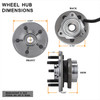 Fit 06-10 Explorer Sport Trac FRONT Wheel Hub & Bearing w/ ABS+6 Lug Bolt 515078