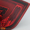 Fit 2005-2008 Porsche Boxster 987 2006-2008 Cayman Red Smoked LED Tail Lights
