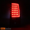 Fit 2007-2013 GMC Sierra 1500 07-14 2500HD 3500HD Black LED Tail Lights Lamps