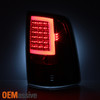 Fits 2009-2018 Dodge Ram 1500 10-18 2500/3500 Smoked LED Tube Tail Lights Lamp