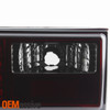 Fits 87-93 Ford Mustang V8 Gt Svt Cobra Red Smoke Full LED Tail Lights Lamp Pair