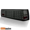 Fits Smoked 87-93 Ford Mustang Full LED Tail Lights Lamps Left+Right