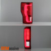 Fit 2017-2019 Ford F250/F350 Superduty Red Clear Full LED DRL Tube Tail Lights