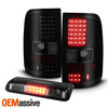 For 2004-2008 Ford F-150 Tail Lights & 3rd Brake Lamp - Premium Smoke Lens Set