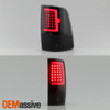 Fits 2013-2018 Dodge RAM Pickup Black Smoked Full LED DRL Tube Tail Lights Set