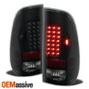 [LED Set]For 1999-2007 Ford F-250 350 450 550 Smoke Tail Lamps + 3rd Brake Light