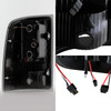 Fit 07-13 Sierra 1500 2500HD 3500HD Black Smoked LED Tail Lights+3rd Brake Lamp