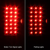 Fit BLACK SMOKED 97-03 Ford F150 F250 Pickup LED Tail Lights Lamps Left + Right