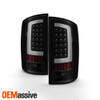 Fit Black Smoke 02-06 Dodge Ram 1500/2500/3500 LED Tail Lights + 3rd Brake Light