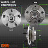 Fit 2 x 515113 Front Wheel Hub ABS Bearings For 2006-2008 Dodge Ram 1500 2WD 4WD