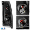 Fits 1999-03 Silverado Sierra LED Tail Lamp + 3rd Brake Light Smoke Lens LED Set