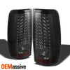 For 03-06 Chevy Silverado Sierra LED Tail Lamps Housing +3rd Brake Light - Smoke