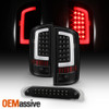 Fits Black 2002-2006 Dodge Ram 1500/2500/3500 LED Tail Lights + 3rd Brake Light