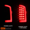 Fits Black 2002-2006 Dodge Ram 1500/2500/3500 LED Tail Lights + 3rd Brake Light
