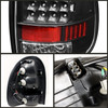 Fits 96-00 Dodge Caravan 98-03 Durango Black Full LED Tail Lights Set Left+Right