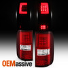 Fit 2004 2005 2006 2007 2008 Ford F150 LOBO LED Tube Red Clear Tail Lights Lamps
