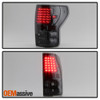 Smoked Fits 2007-2013 Tundra LED Tail Lights Lamps set LH+RH 2008 2009 2010 2011