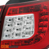 Fits 2011-2013 Sportage EX SX LX Red Clear LED Signal Tail Lights Brake Lamps