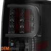 Fit 2009-2014 Ford F150 Pickup Smoked LED Tube Tail Lights Lamps Replacement