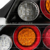 Fit 2004-2009 Honda S2000 S2K AP2 FULL LED Style Black Taillights Taillamps Pair