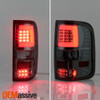 Fit 2004 2005 2006 2007 2008 Ford F150 F-150 LOBO LED Tube Smoked Tail Lights